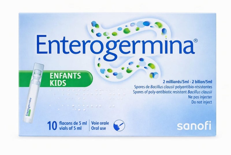 ENTEROGERMINA إنتيروجيرمينا 2 مليار/5 مل معلق زجاجات فموية 10'S - Image 1